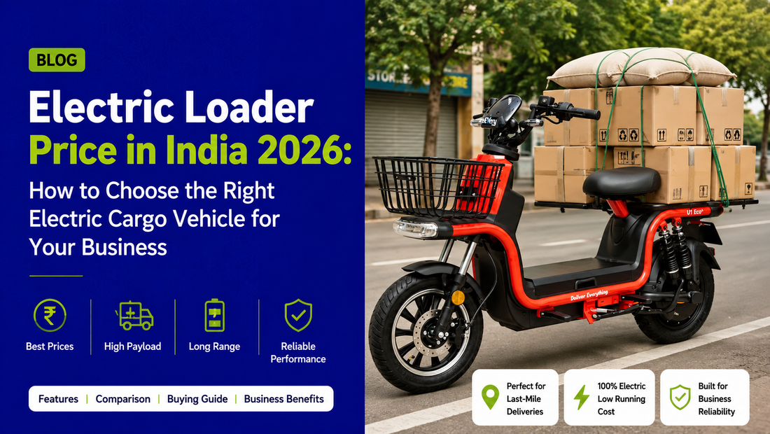 Electric Loader Price in India 2026: How to Choose the Right Electric Cargo Vehicle for Your Business