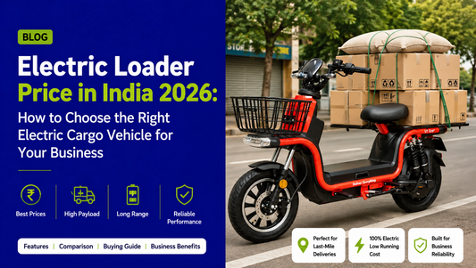 Electric Loader Price in India 2026: How to Choose the Right Electric Cargo Vehicle for Your Business